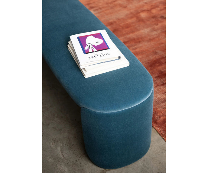 Petal 1460 contemporary upholstered bench by Bross | Casa Design Group