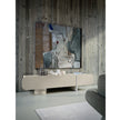 Petra coffee table by Ditre Italia with a sculptural Brutalist-inspired design and wood or marble insert.