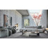 Petra coffee table by Ditre Italia with a sculptural Brutalist-inspired design and wood or marble insert.