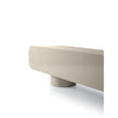 Petra coffee table by Ditre Italia with a sculptural Brutalist-inspired design and wood or marble insert.
