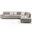 Frigerio Phil Sectional Sofa curved modular designer sofa with sculptural upholstered forms Casa Design Group