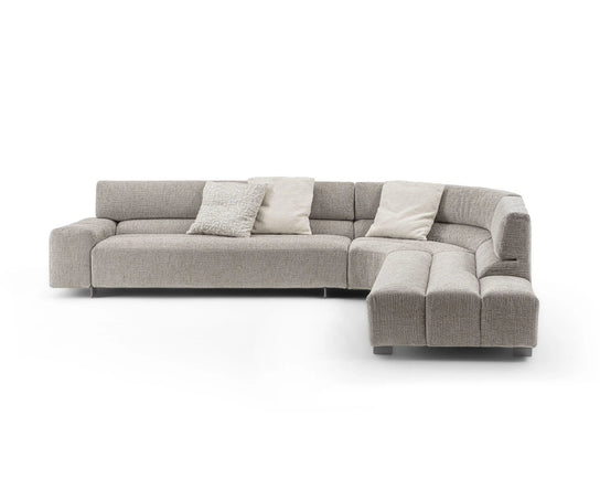 Frigerio Phil Sectional Sofa curved modular designer sofa with sculptural upholstered forms Casa Design Group