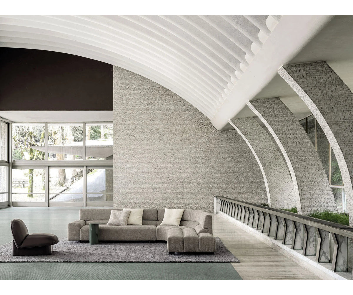 Frigerio Phil Sectional Sofa curved modular designer sofa with sculptural upholstered forms Casa Design Group