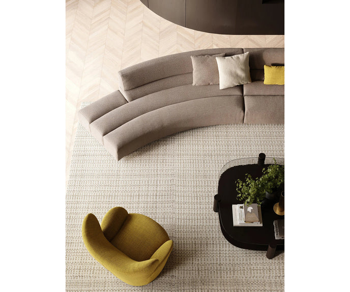 Frigerio Phil Sectional Sofa curved modular designer sofa with sculptural upholstered forms Casa Design Group