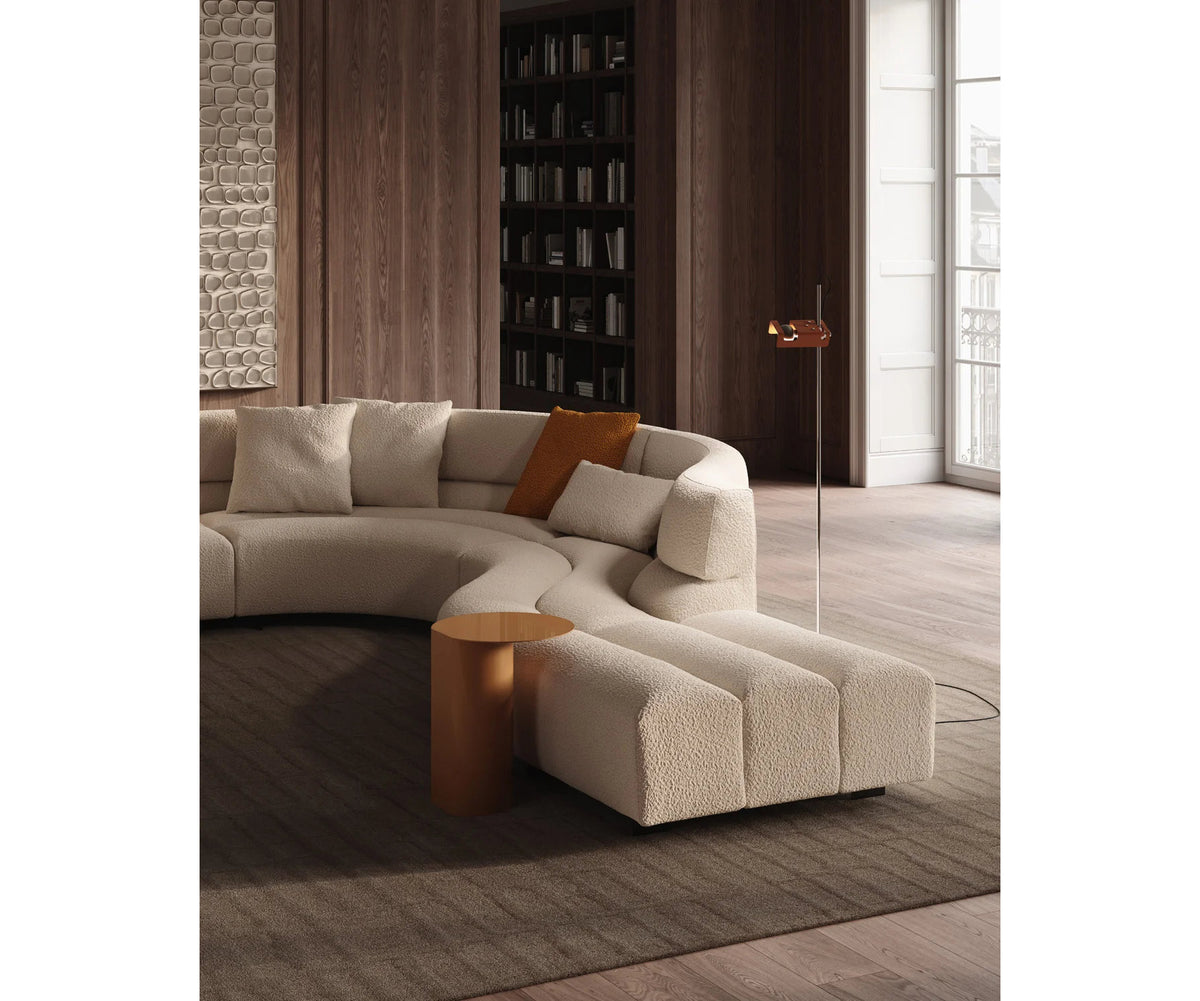 Frigerio Phil Sectional Sofa curved modular designer sofa with sculptural upholstered forms Casa Design Group