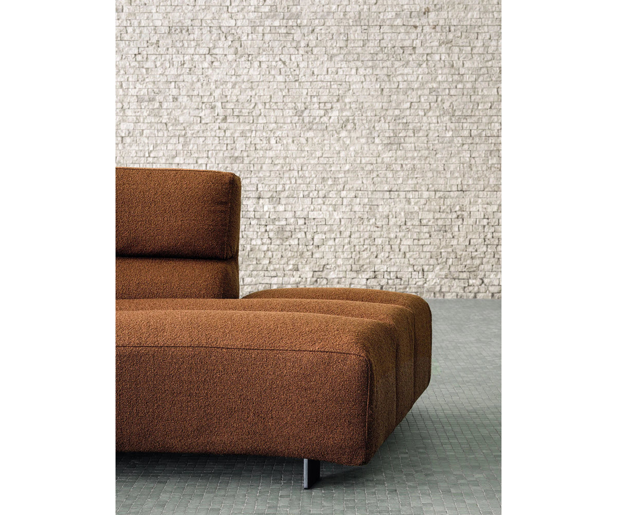 Frigerio Phil Sectional Sofa curved modular designer sofa with sculptural upholstered forms Casa Design Group