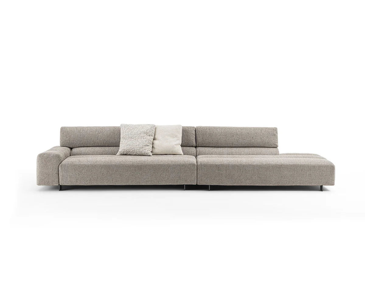 Frigerio Phil Sectional Sofa curved modular designer sofa with sculptural upholstered forms Casa Design Group