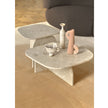 Philia Coffee Table by Saba designed by Studiopepe with a sculptural Eco-stone construction.