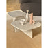 Philia Coffee Table by Saba designed by Studiopepe with a sculptural Eco-stone construction.
