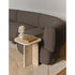 Philia Coffee Table by Saba designed by Studiopepe with a sculptural Eco-stone construction.