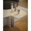 Philia Coffee Table by Saba designed by Studiopepe with a sculptural Eco-stone construction.