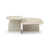 Philia Coffee Table by Saba designed by Studiopepe with a sculptural Eco-stone construction.