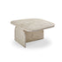 Philia Coffee Table by Saba designed by Studiopepe with a sculptural Eco-stone construction.