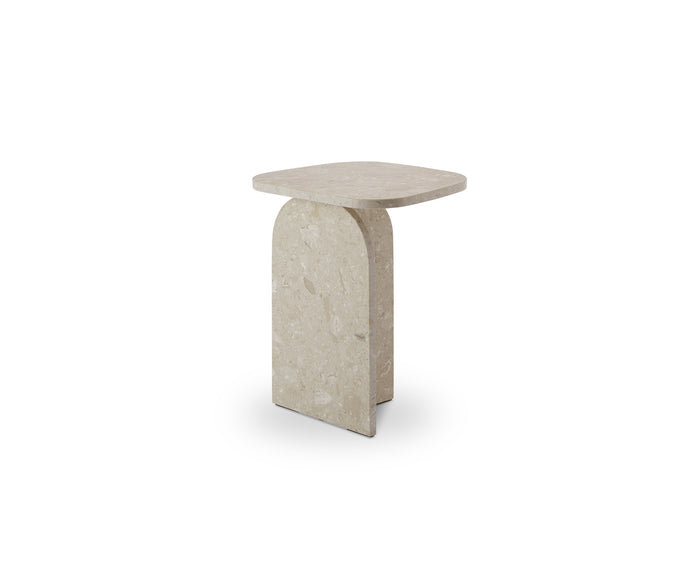Philia Coffee Table by Saba designed by Studiopepe with a sculptural Eco-stone construction.