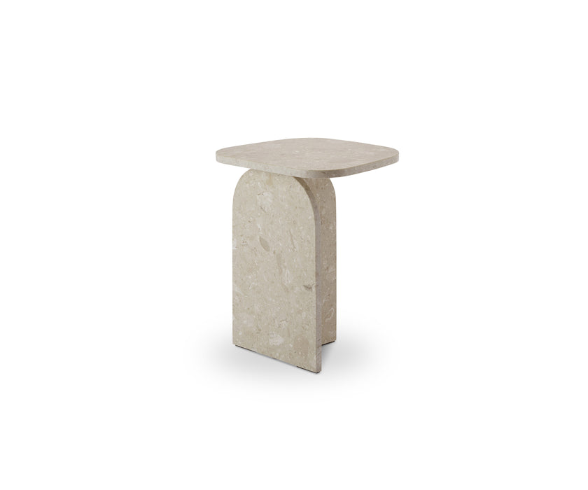 Philia Coffee Table by Saba designed by Studiopepe with a sculptural Eco-stone construction.