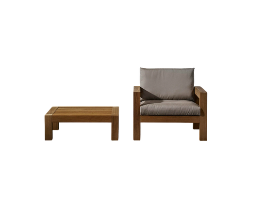 Lars Outdoor Coffee Table by Piet Boon in Natural Teak Casa Design Group