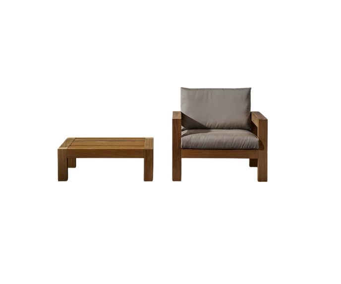 Lars Outdoor Coffee Table by Piet Boon in Natural Teak Casa Design Group