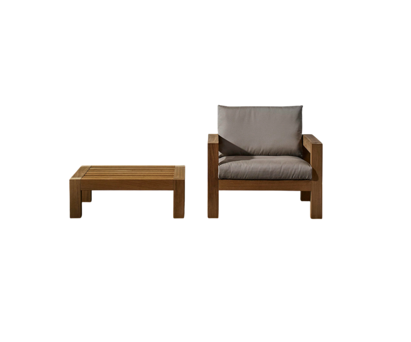 Lars Outdoor Coffee Table by Piet Boon in Natural Teak Casa Design Group