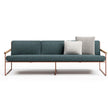 Modern Pipe Outdoor Sofa by Atmosphera with Woven Acrylic Backrest Casa Design Group