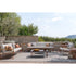 Modern Pipe Outdoor Sofa by Atmosphera with Woven Acrylic Backrest Casa Design Group