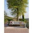 Modern Pipe Outdoor Sofa by Atmosphera with Woven Acrylic Backrest Casa Design Group