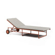 Modern Pipe Outdoor Lounger with Adjustable Back Casa Design Group
