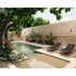 Modern Pipe Outdoor Lounger with Adjustable Back Casa Design Group