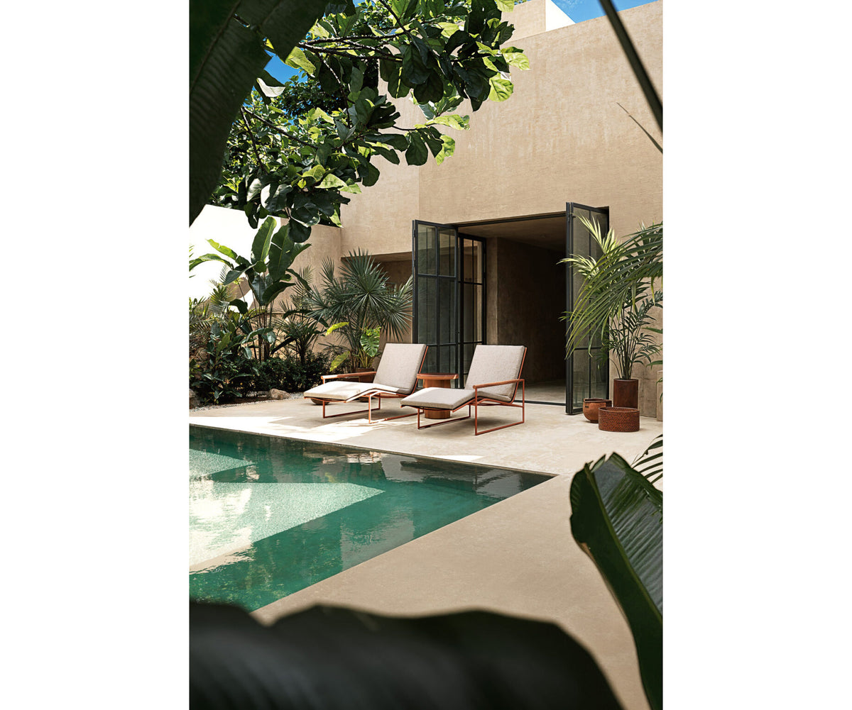 Luxury Pipe Dormeuse Chaise Longue by Atmosphera Casa Design Group