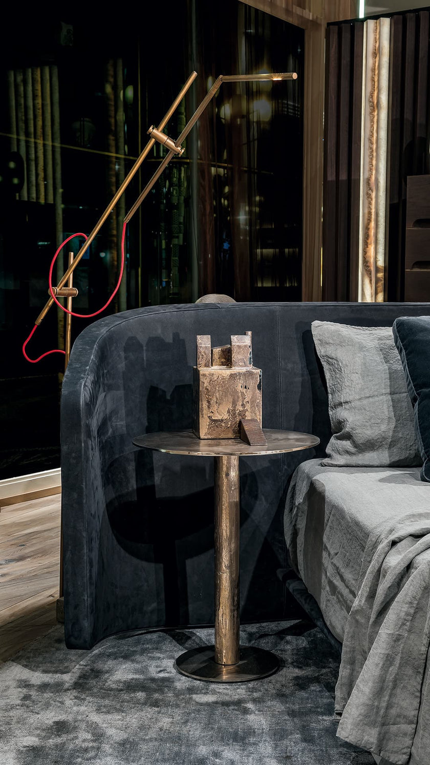 High End Pipe Light-L Floor Lamp by Henge Casa Design Group