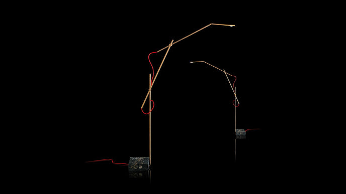 High End Pipe Light-L Floor Lamp by Henge Casa Design Group