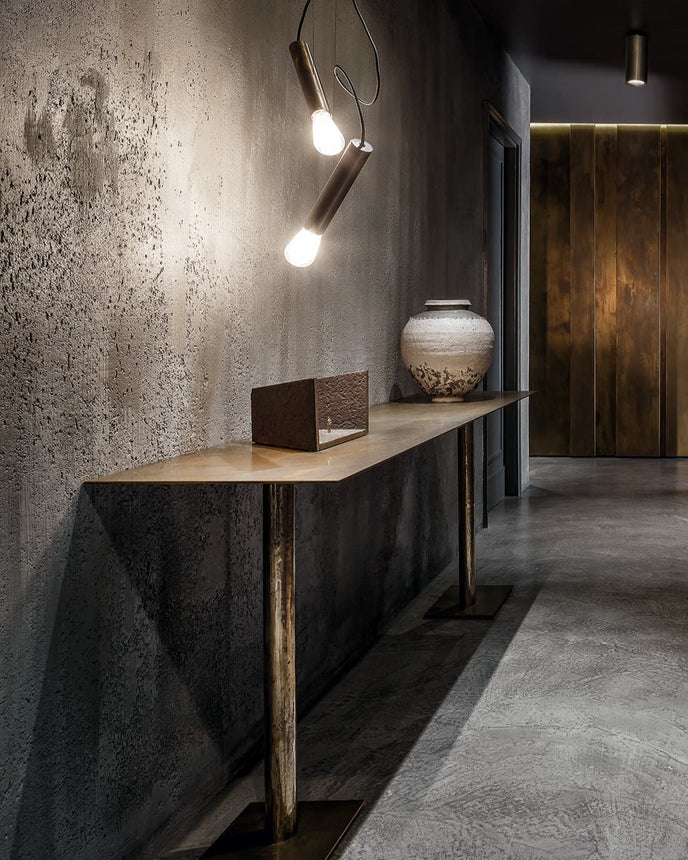 High End Pipe Light-S Pendant by Henge Casa Design Group