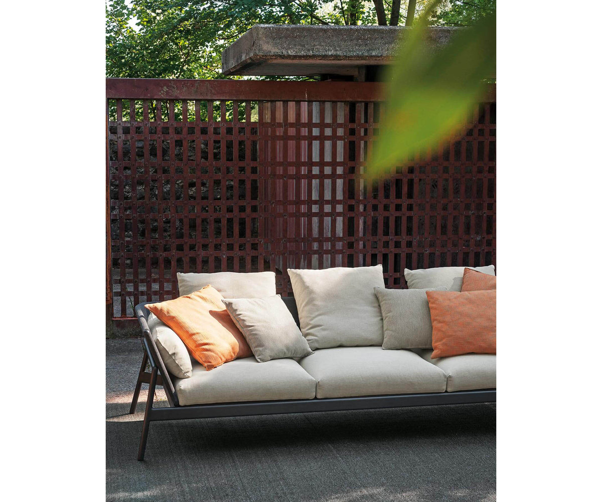 Luxury Piper 002 Outdoor Sofa by Roda with Durable Aluminum Frame | Casa Design Group