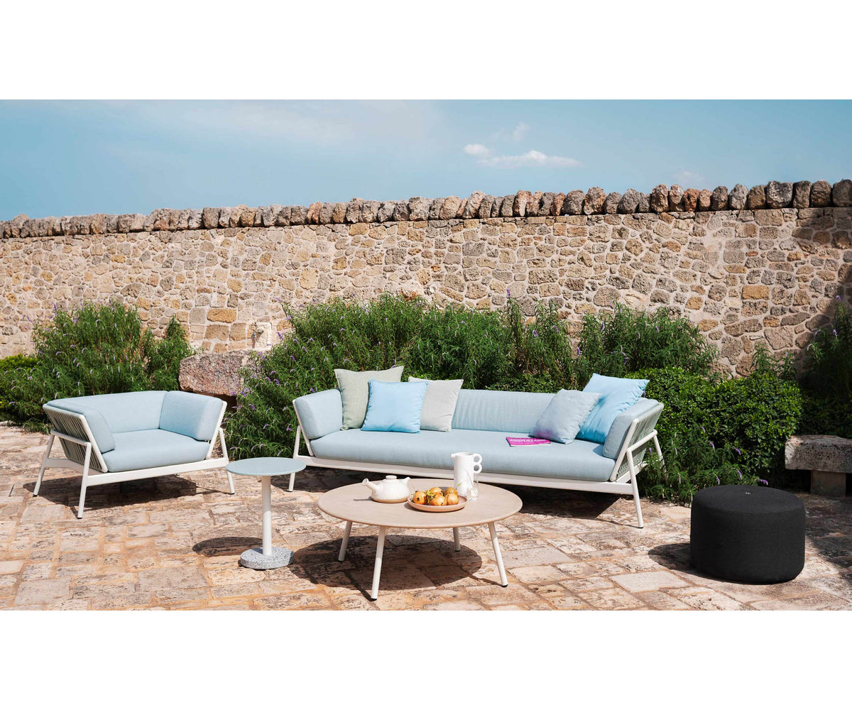 Modern and Durable Piper 003 Outdoor Sofa by Roda with Aluminum Frame and Batyline Fabric | Casa Design Group