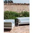 Modern and Durable Piper 003 Outdoor Sofa by Roda with Aluminum Frame and Batyline Fabric | Casa Design Group