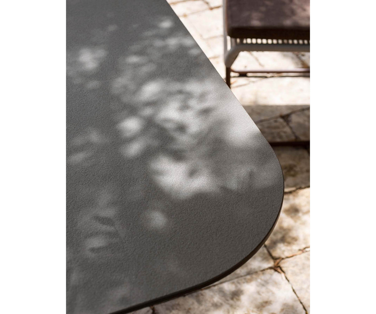 Elegant Piper 030 Extendable Outdoor Dining Table by Roda with Stainless Steel Frame |  Casa Design Group