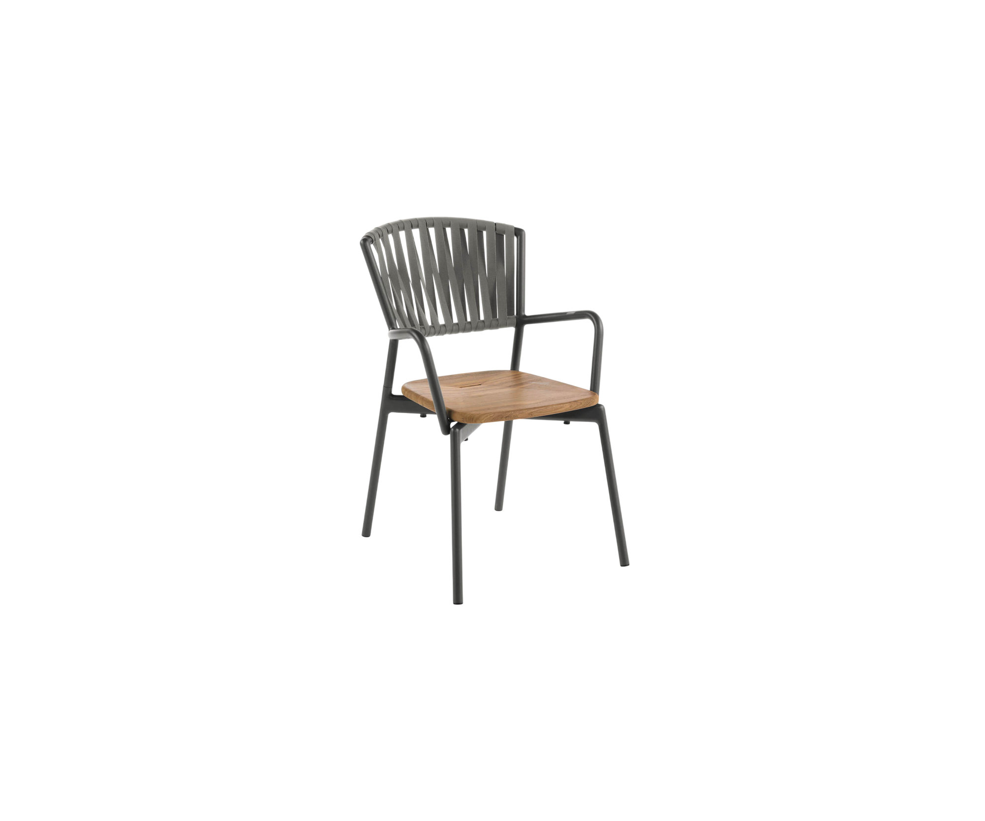 Luxury Piper 121 Outdoor Dining Armchair by Roda with Aluminum Frame | Casa Design Group