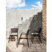 Luxury Piper 121 Outdoor Dining Armchair by Roda with Aluminum Frame | Casa Design Group