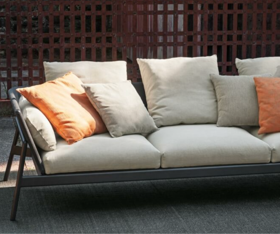 Contemporary Piper Low Back Outdoor Sectional Sofa by Roda | Casa Design Group