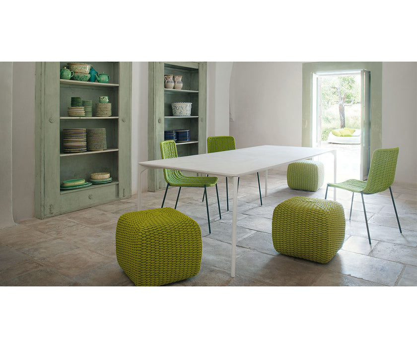 Modern Plano Outdoor Rectangular Dining Table by Paola Lenti  Casa Design Group