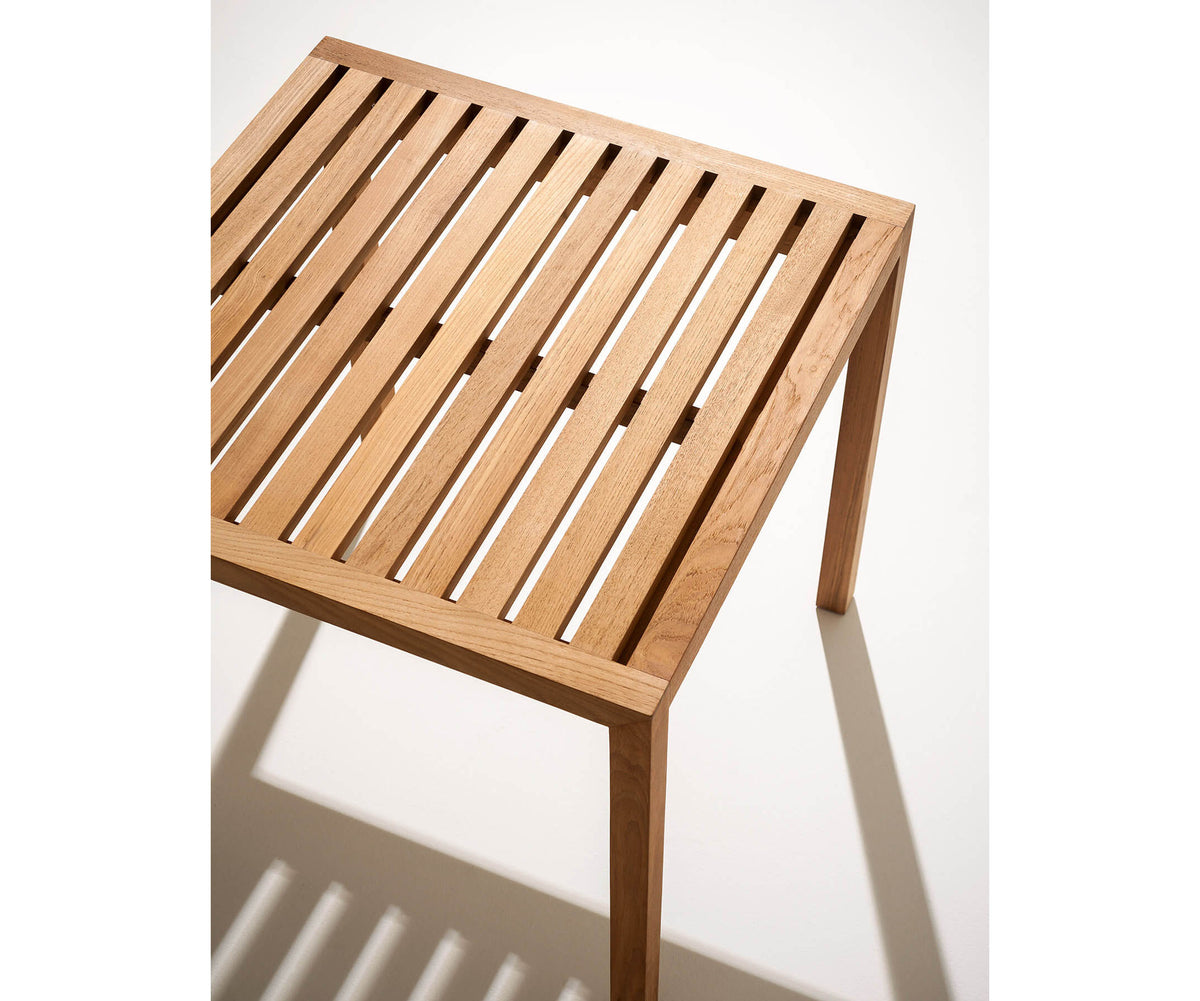 Modern Plaza 065 Teak Outdoor Dining Table by Roda | Casa Design Group