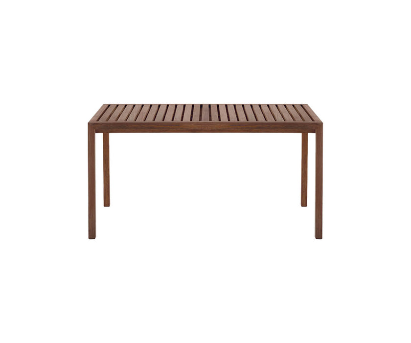 Premium Teak Plaza 066 Outdoor Dining Table by Roda | Casa Design Group