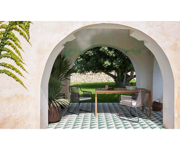 Premium Teak Plaza 066 Outdoor Dining Table by Roda | Casa Design Group