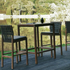 Minimalist Plaza 067 Outdoor Teak Bar Table by Roda | Casa Design Group