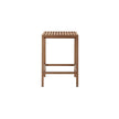 Minimalist Plaza Outdoor Teak Bar Table by Roda | Casa Design Group