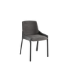 Plié dining chair by Fiam upholstered in hide leather or nubuck with metal and wood structure – Casa Design Group