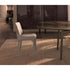 Plié dining chair by Fiam upholstered in hide leather or nubuck with metal and wood structure – Casa Design Group