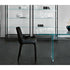 Plié dining chair by Fiam upholstered in hide leather or nubuck with metal and wood structure – Casa Design Group