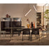Plié dining chair by Fiam upholstered in hide leather or nubuck with metal and wood structure – Casa Design Group
