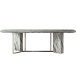 Plinto Limited Edition Dining Table by Meridiani in Cipollino marble Casa Design Group