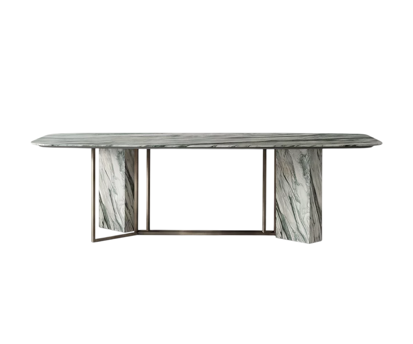 Plinto Limited Edition Dining Table by Meridiani in Cipollino marble Casa Design Group